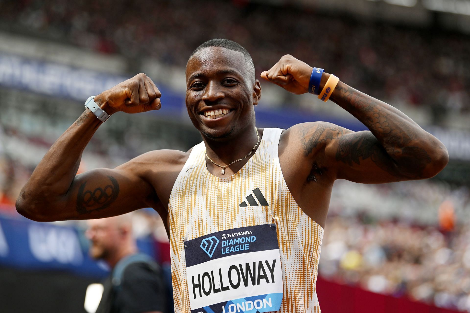 Grant Holloway is one of the top athletes to watch out for at the USATF Indoors 2024 (Photo by Mike Hewitt/Getty Images)