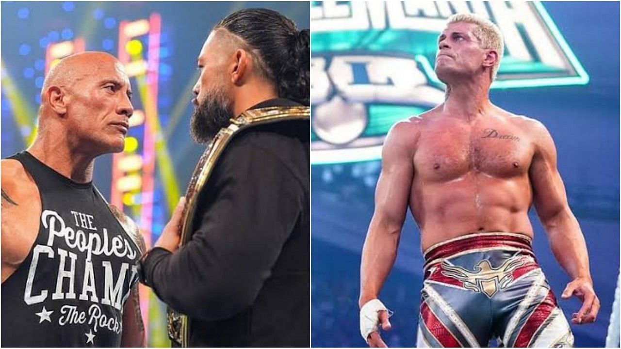 WWE दिग्गज द रॉक, रोमन रेंस और कोडी रोड्स 