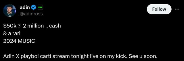 &ldquo;What kinda demon magic you did?&rdquo; - Fans shocked as Adin Ross announces