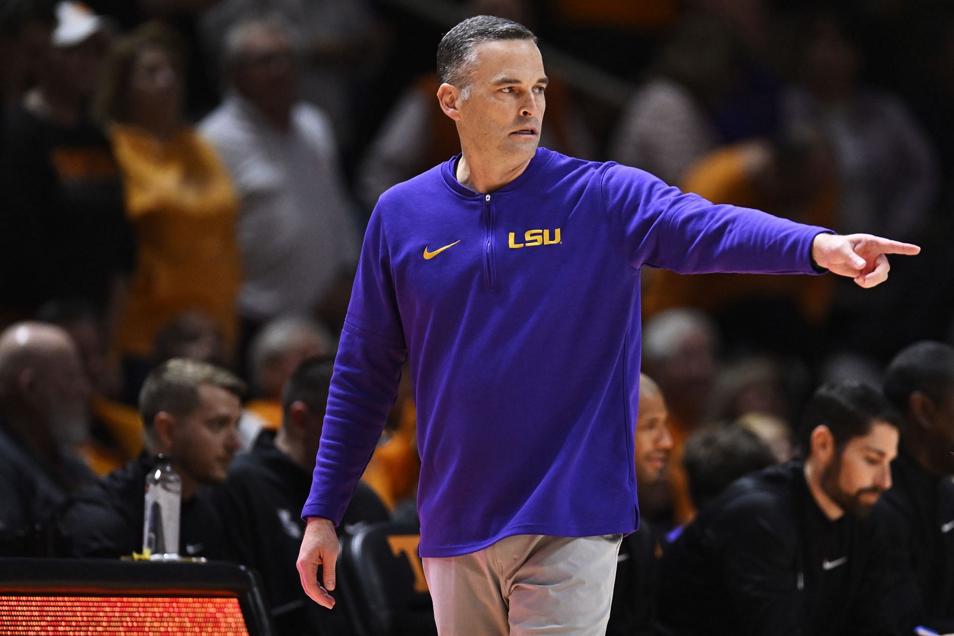 LSU coach Matt McMahon boasts recent wins over South Carolina and Kentucky. Mississippi State is a big matchup for his Tigers.