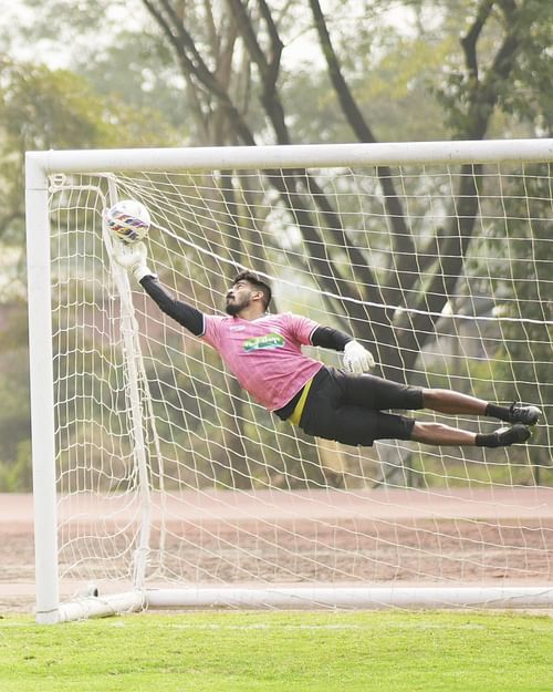 Mirshad Michu in training with NorthEast United. (NEUFC Media)