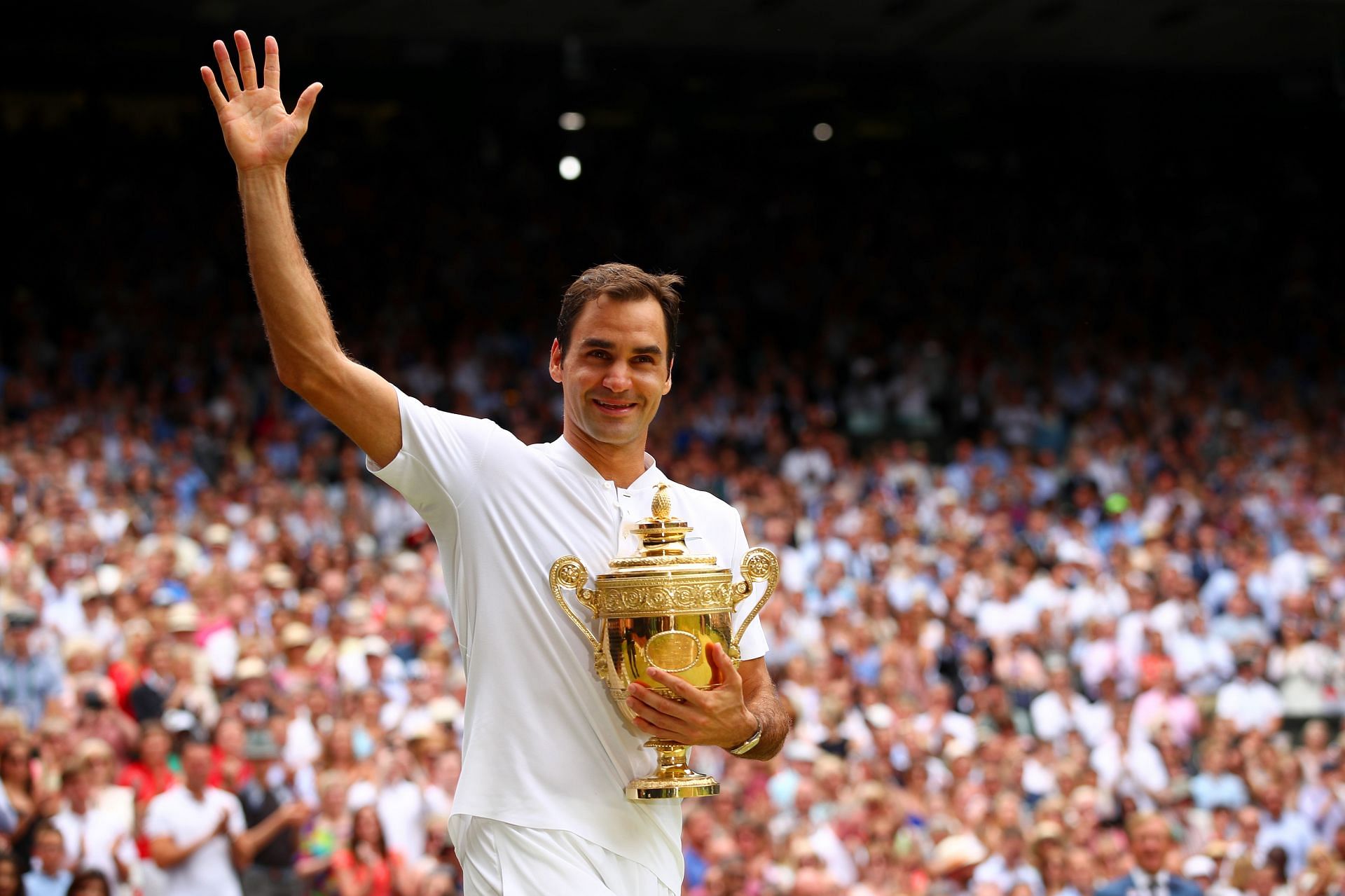 Roger Federer won the Wimbledon 2017 title