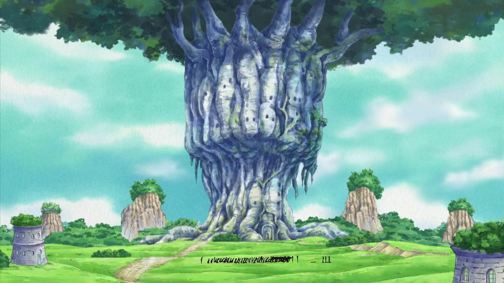 The island of Ohara (Image via Toei)