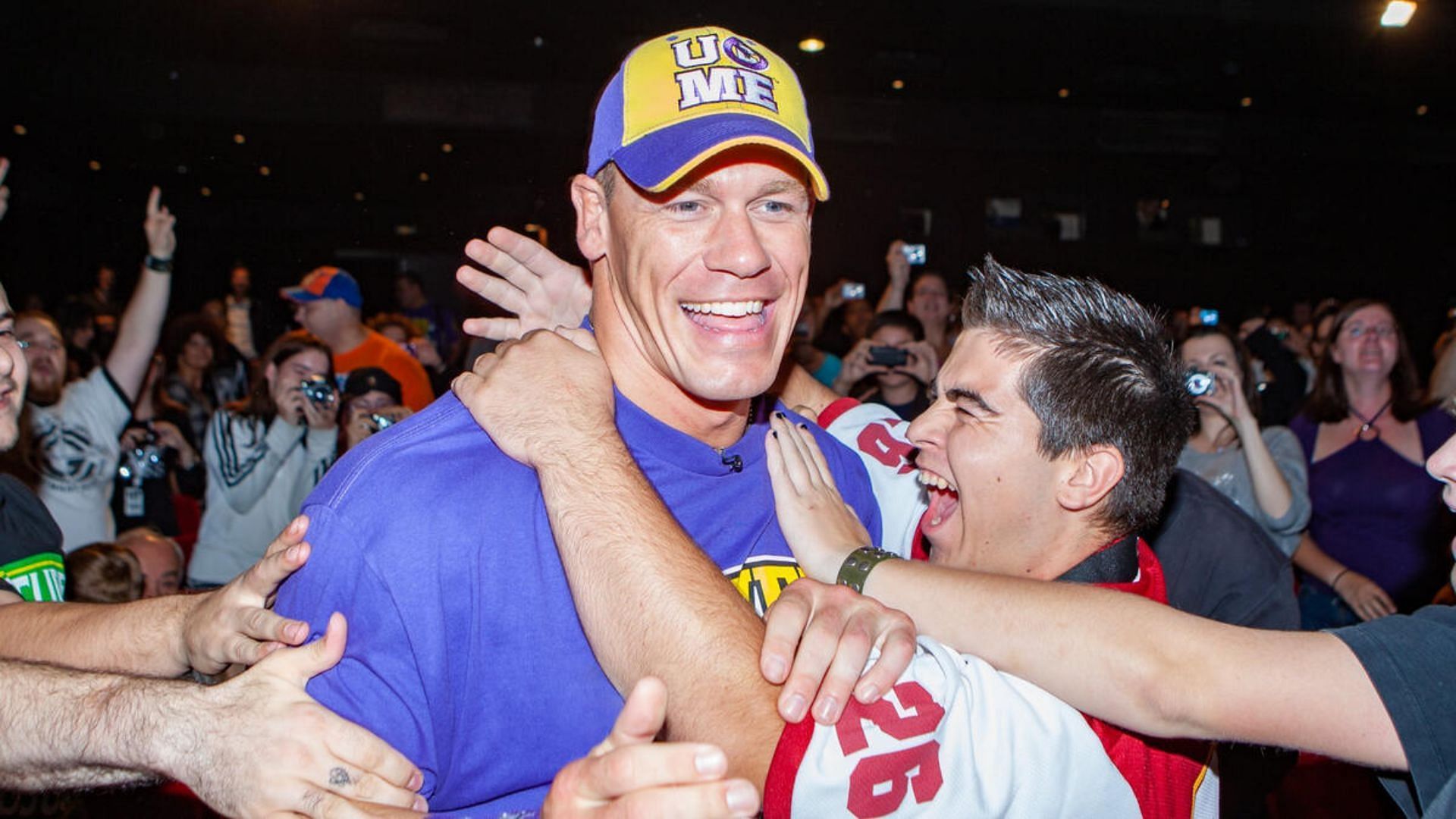 John Cena with WWE fans (Photo Courtesy: WWE)