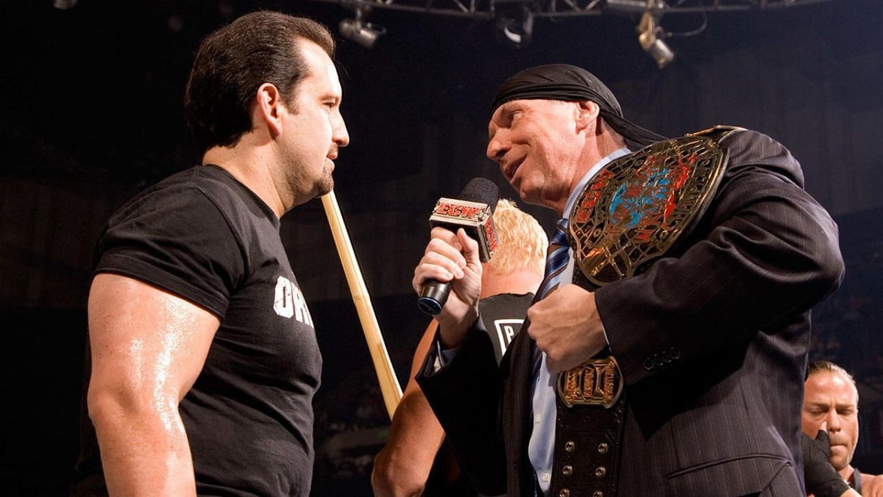 Tommy Dreamer with former WWE boss Vince McMahon