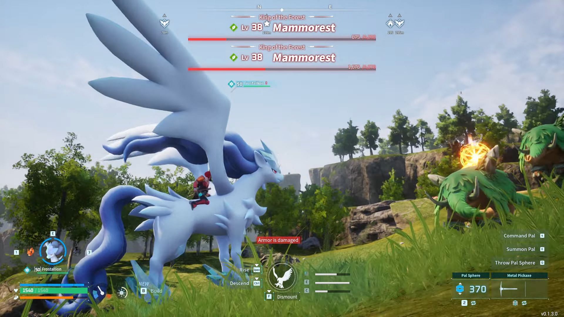 Frostallion while mounted (Image via SpookyFairy/YouTube)