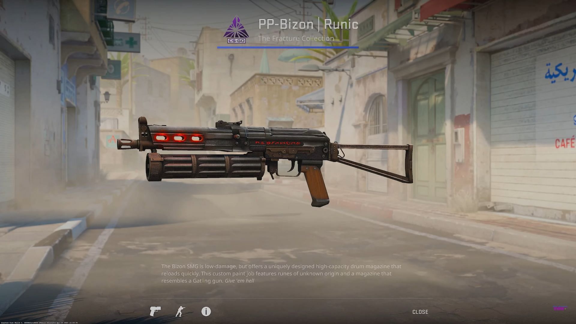 PP-Bizon Runic (Image via Valve || YouTube/covernant)