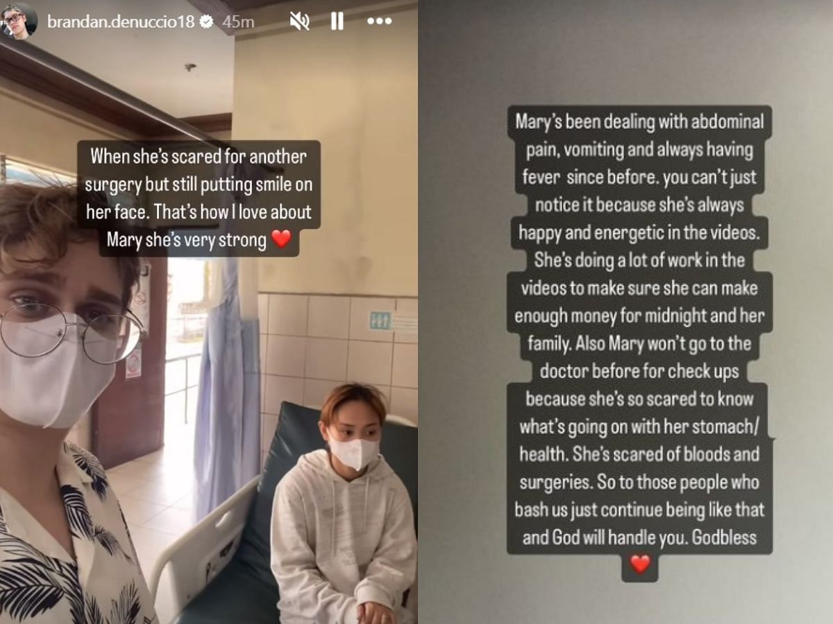 Brandan shares update about Mary&#039;s health (Image via Instagram/@brandan.denuccio18)