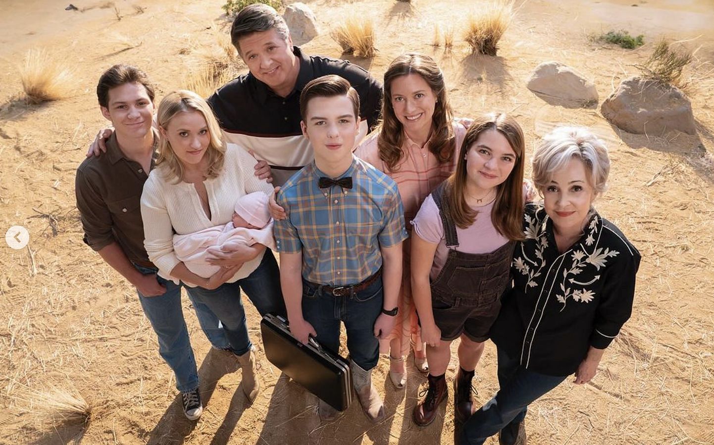 A still of the characters from Young Sheldon. (Image via Instagram/youngsheldoncbs)