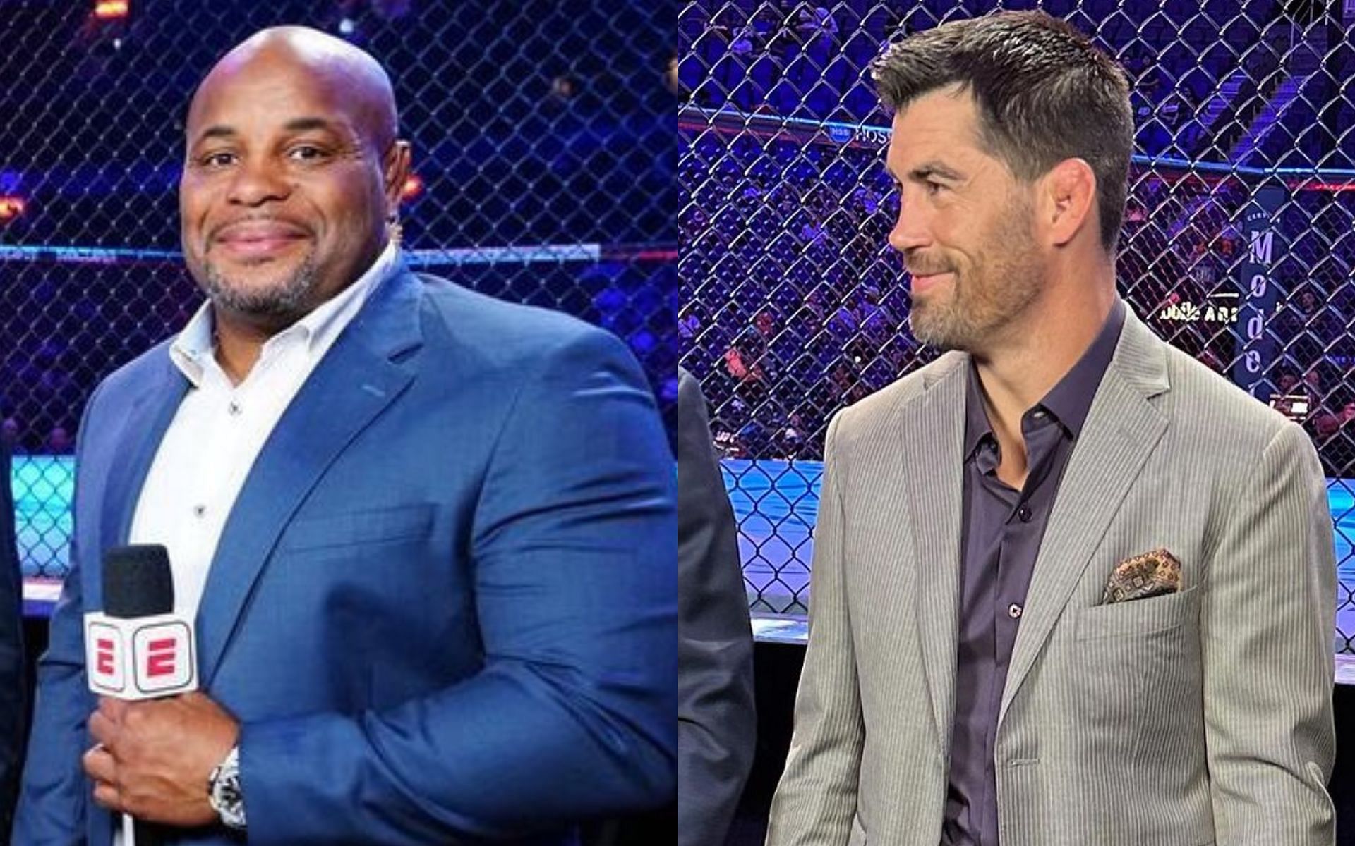 Daniel Cormier (left) and Dominick Cruz (right) to commentate at UFC Vegas 86 [Image courtesy @dc_mma and @dominickcruz on Instagram]