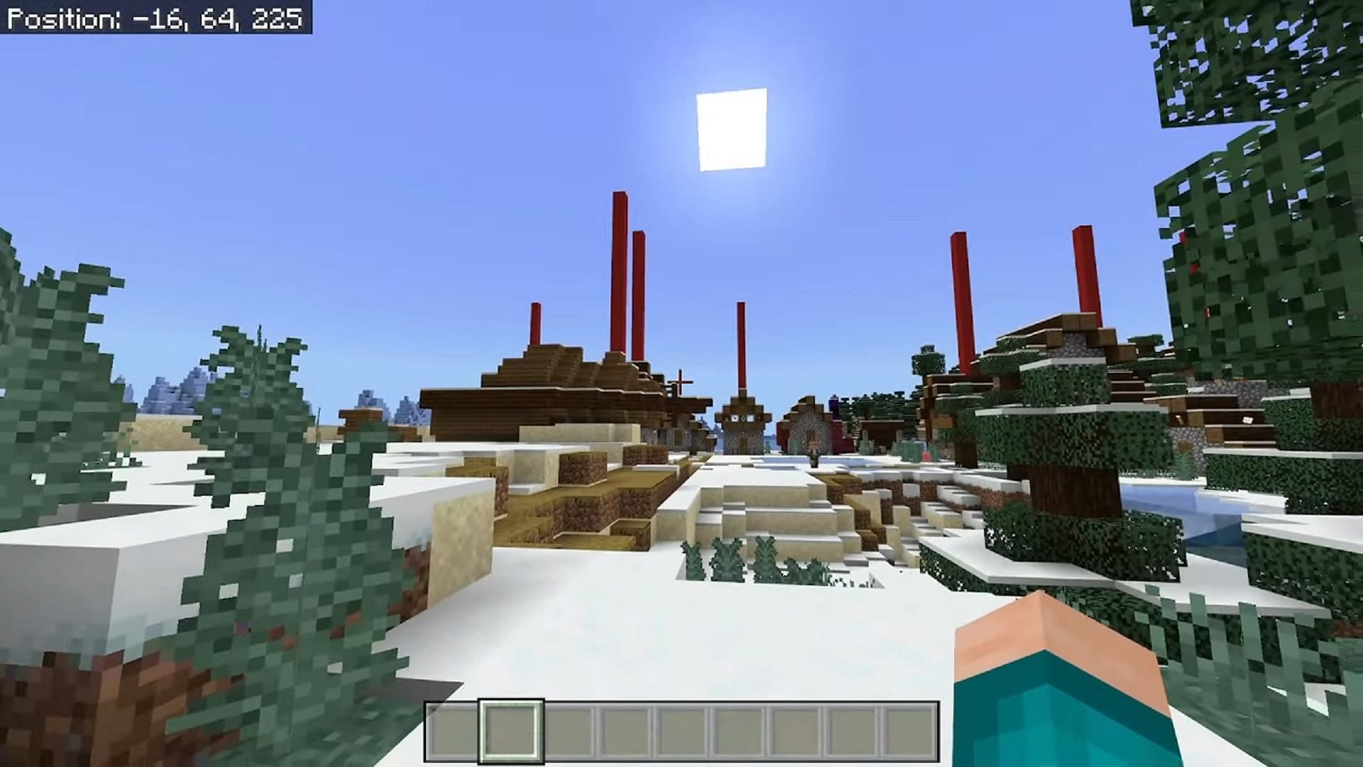 11 forgerons attendent les joueurs dans cette graine Minecraft (Image via FryBry/YouTube)