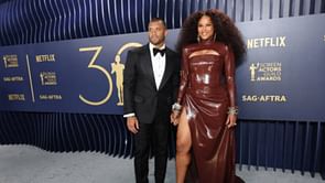 WATCH: Russell Wilson and his wife Ciara grace the carpet at 2024 SAG Awards