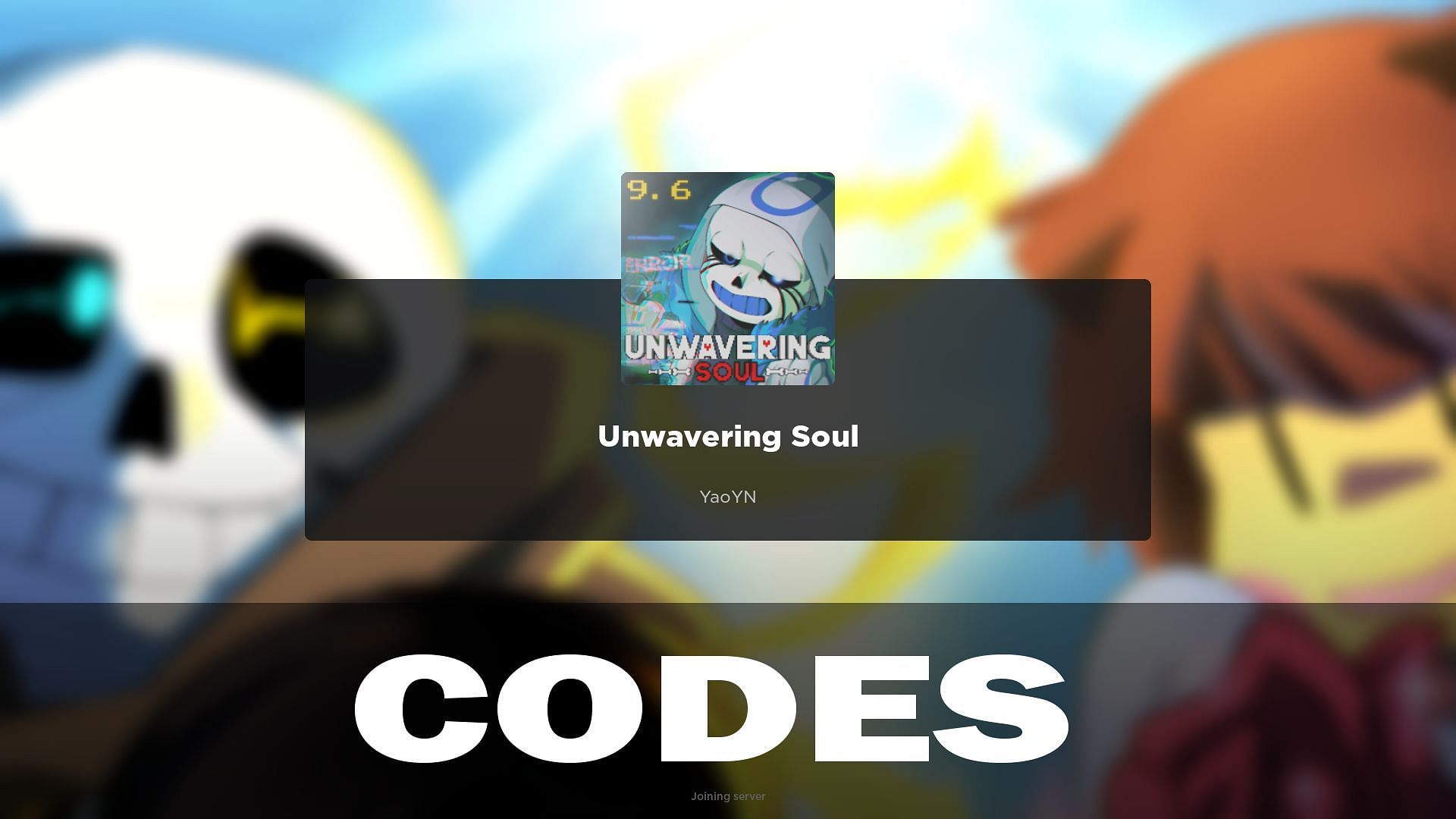 Unwavering Soul codes