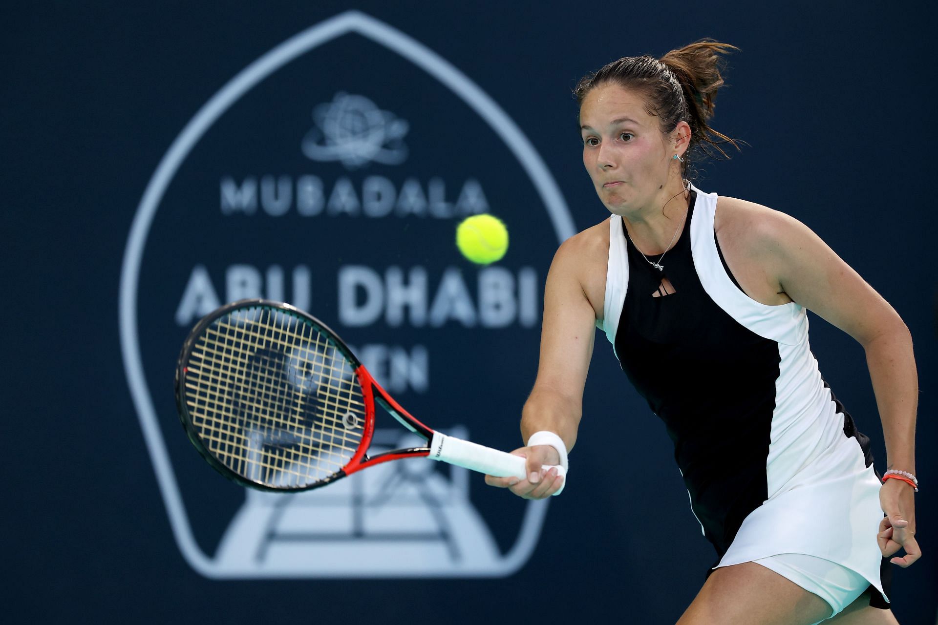 Daria Kasatkina at the 2024 Mubadala Abu Dhabi Open