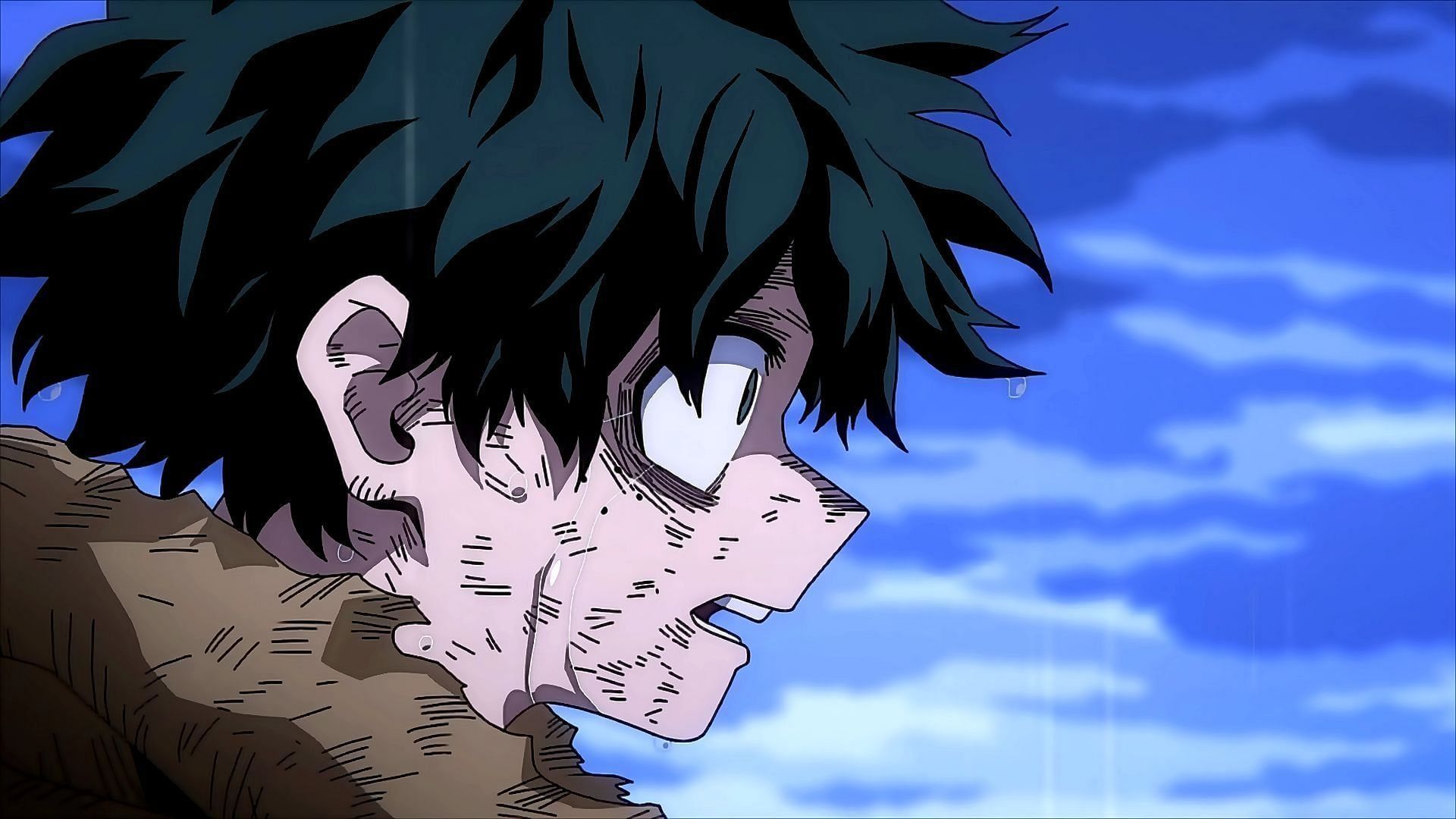 Deku as seen in the My Hero Academia anime (Image via BONES)