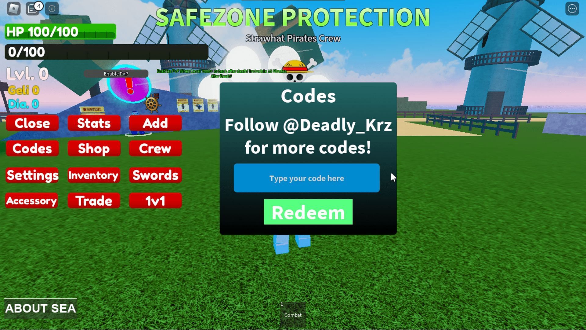 Here&#039;s how you can redeem codes in Cat Piece (Roblox || Sportskeeda)