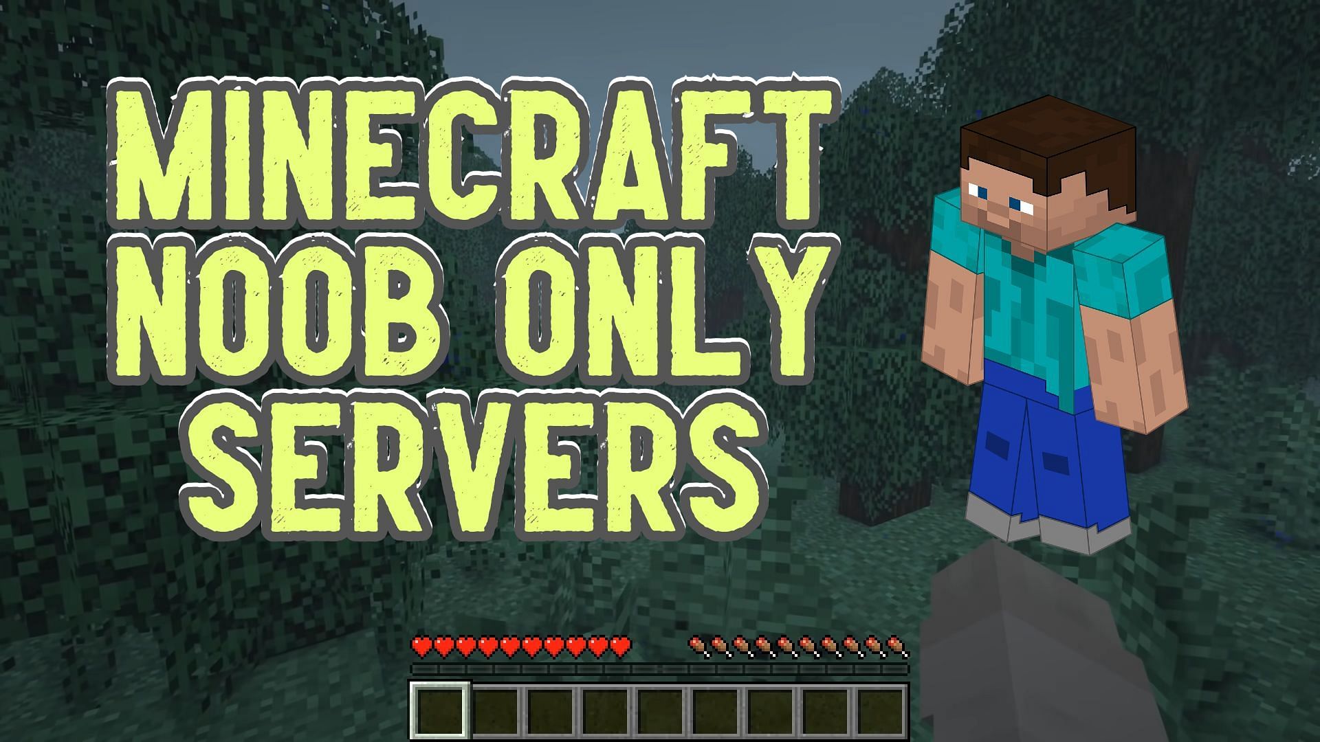 Minecraft servers that have noobs only online are great (Image via Mojang/Sportskeeda)