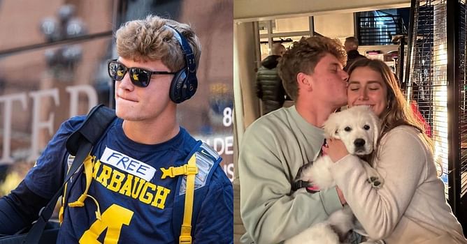 IN PHOTOS: J.J. McCarthy and fiancée Katya Kuropas share snippets from romantic weekend getaway during CFB offseason