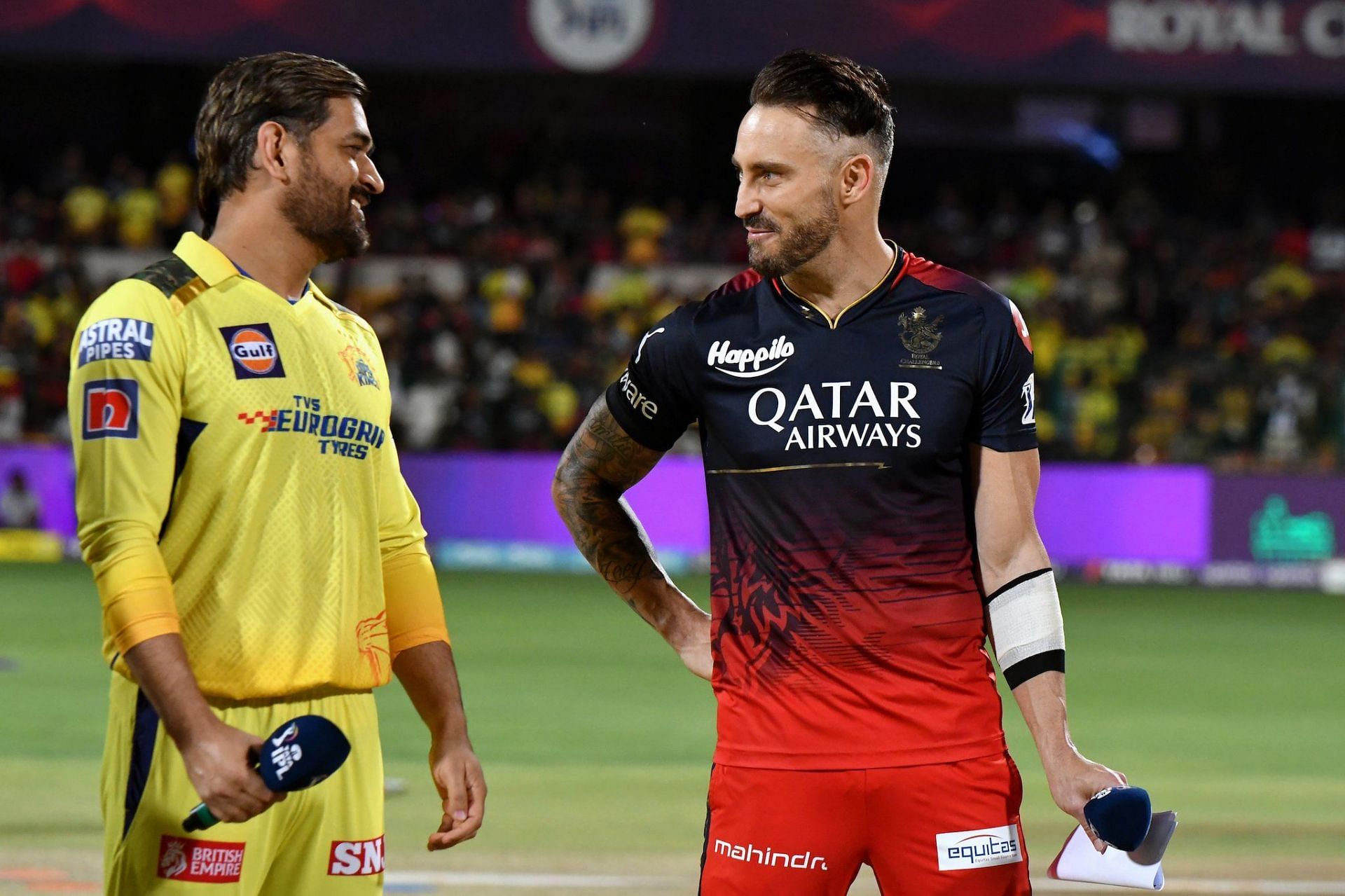 Fans are excited with two heavyweights in RCB and CSK locking horns with each other so early in the tournament.
