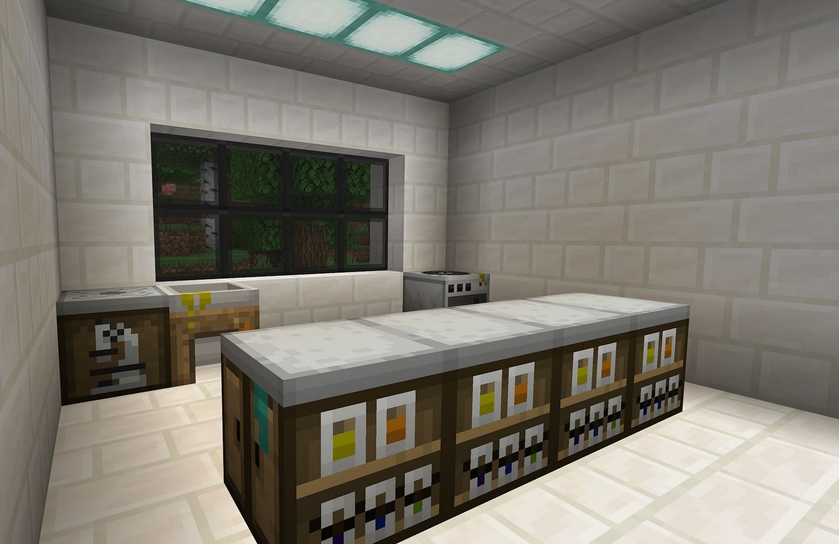 A Minecraft Education Edition lab (Image via Mojang)