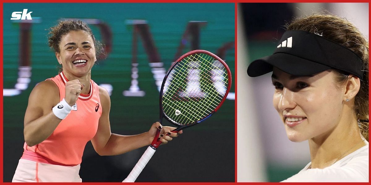 Jasmine Paolini defeated Anna Kalinskaya in the Dubai Tennis Championships final.