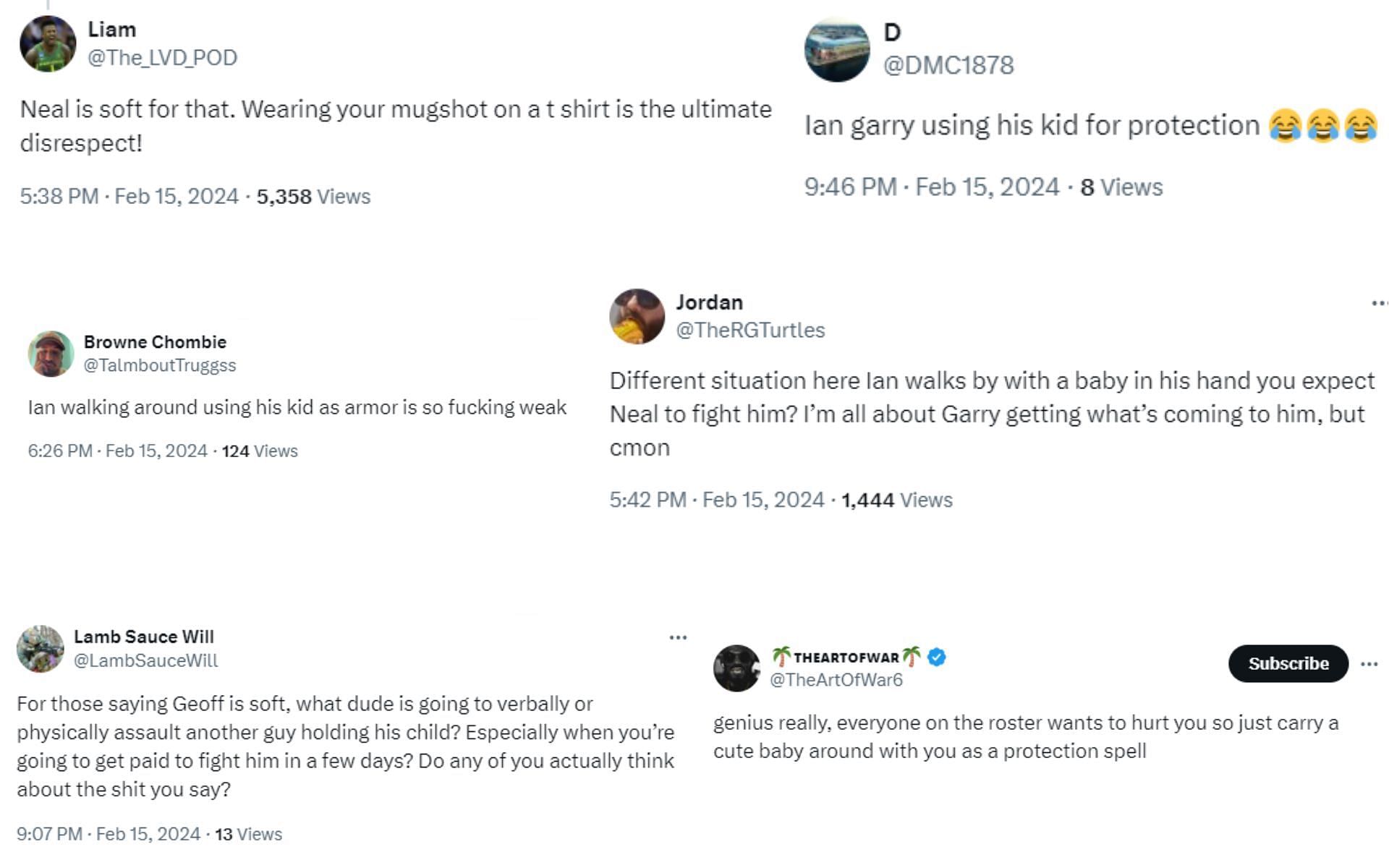 MMA fans react to Ian Garry and Geoff Neal&#039;s interaction [Image credits: @mma_orbit on &#039;X&#039;]