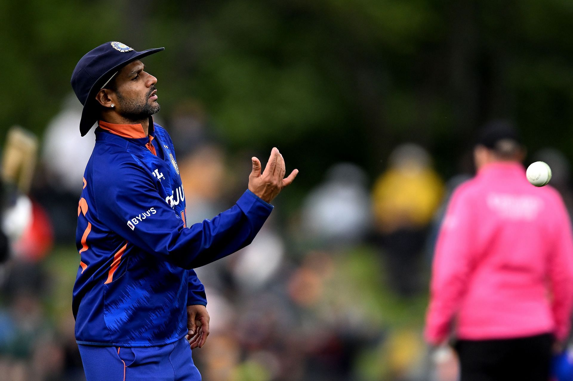 Shikhar Dhawan in action: New Zealand v India - 3rd ODI