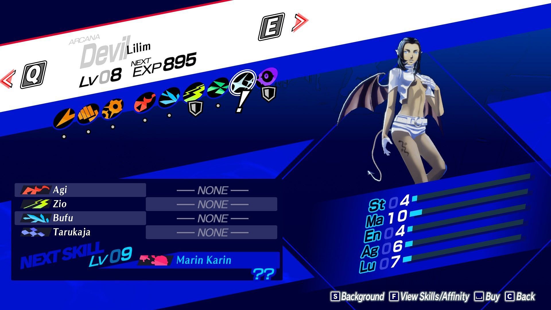 Lilim provides you with various offensive abilities (Image via Atlus)