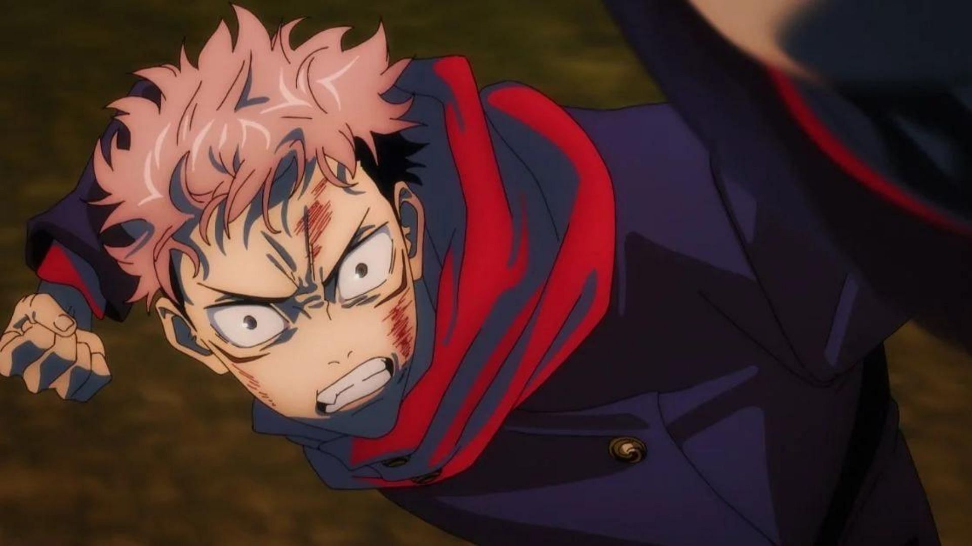 Yuji Itadori as seen in Jujutsu Kaisen (Image via MAPPA)