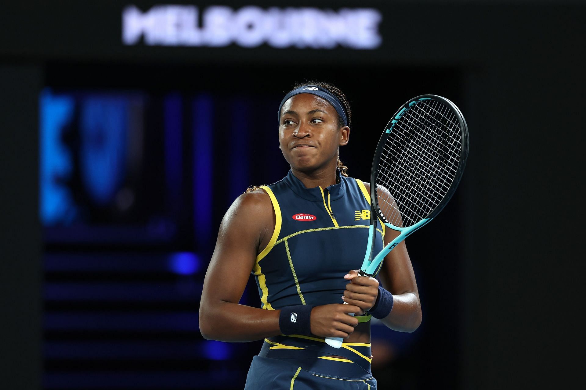 Coco Gauff at the 2024 Australian Open