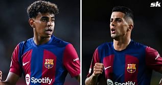 Joao Cancelo and Lamine Yamal laud Barcelona star on social media after their 1-0 over Osasuna