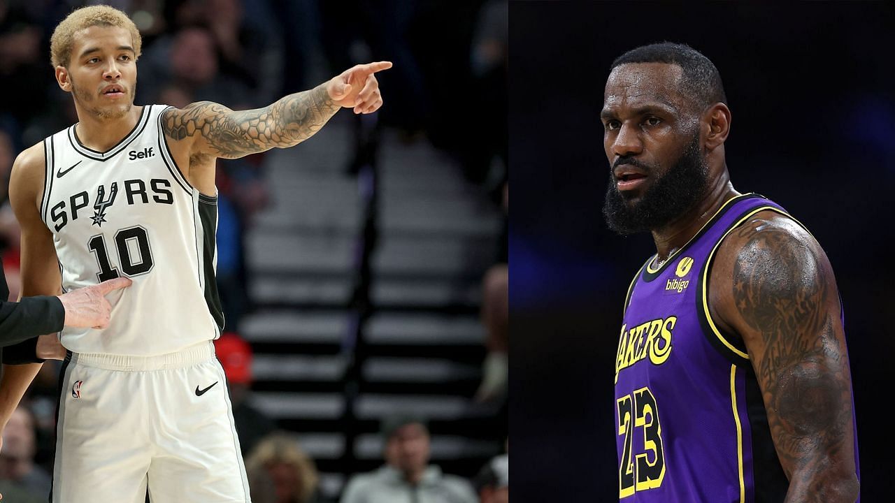 Jeremy Sochan riles up Lakers fans after hot take regarding LeBron James