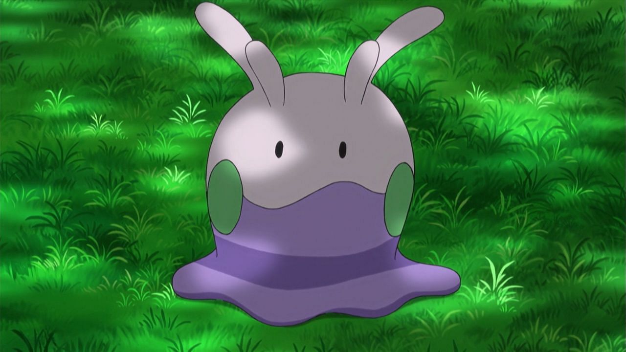 Goomy as seen in the anime (Image via The Pokemon Company)