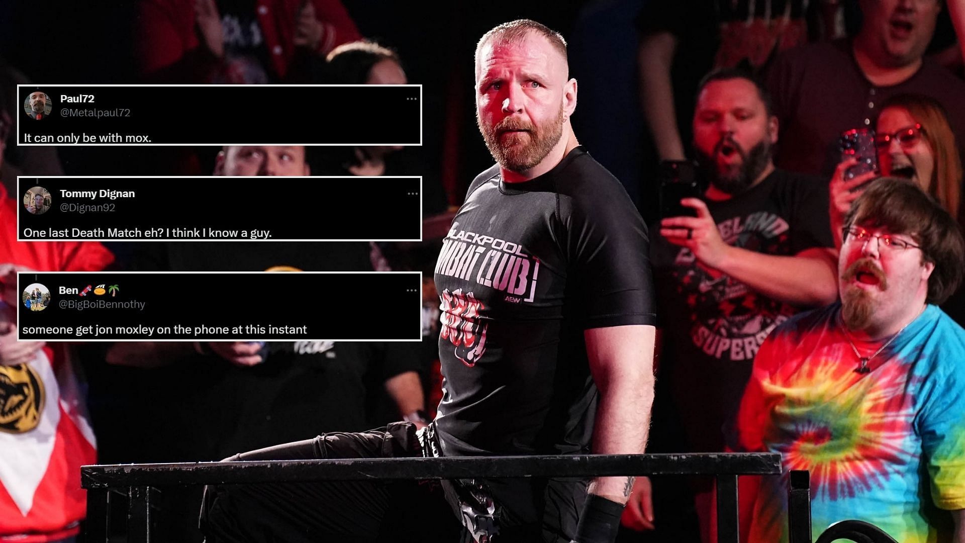 Jon Moxley is a former AEW World Champion and a member of the Blackpool Combat Club [Photo courtesy of AEW