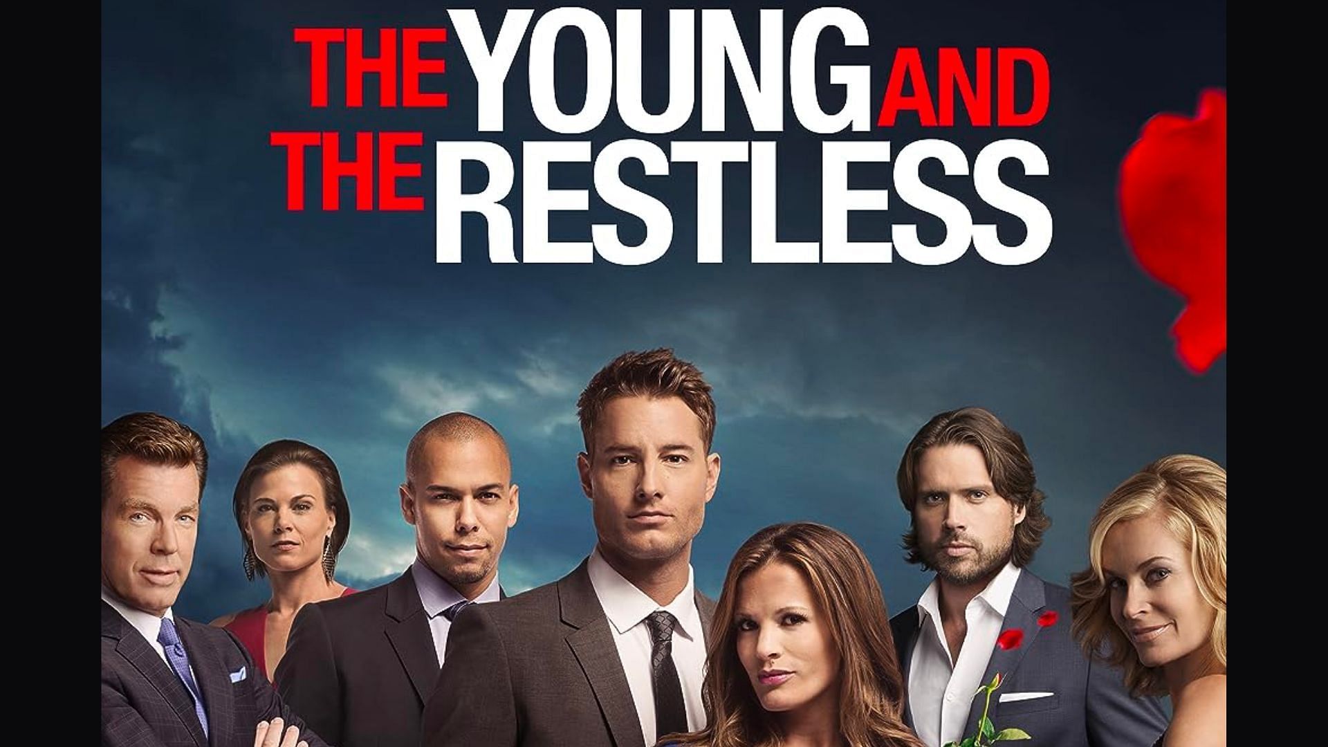 A poster of The Young and the Restless featuring Justin Hartley (Image via CBS)