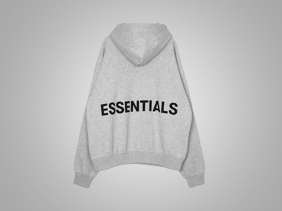 The Logo pullover hoodie grey (Image via StockX)