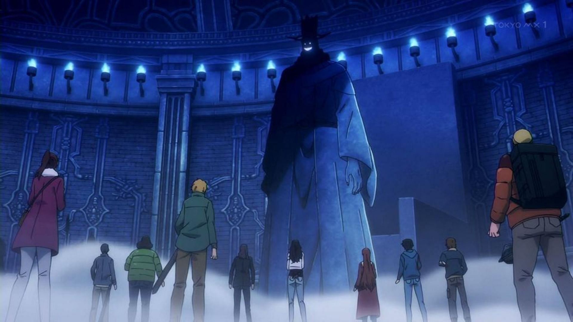 The Statue of God as seen in Solo Leveling (Image via A-1 Pictures)