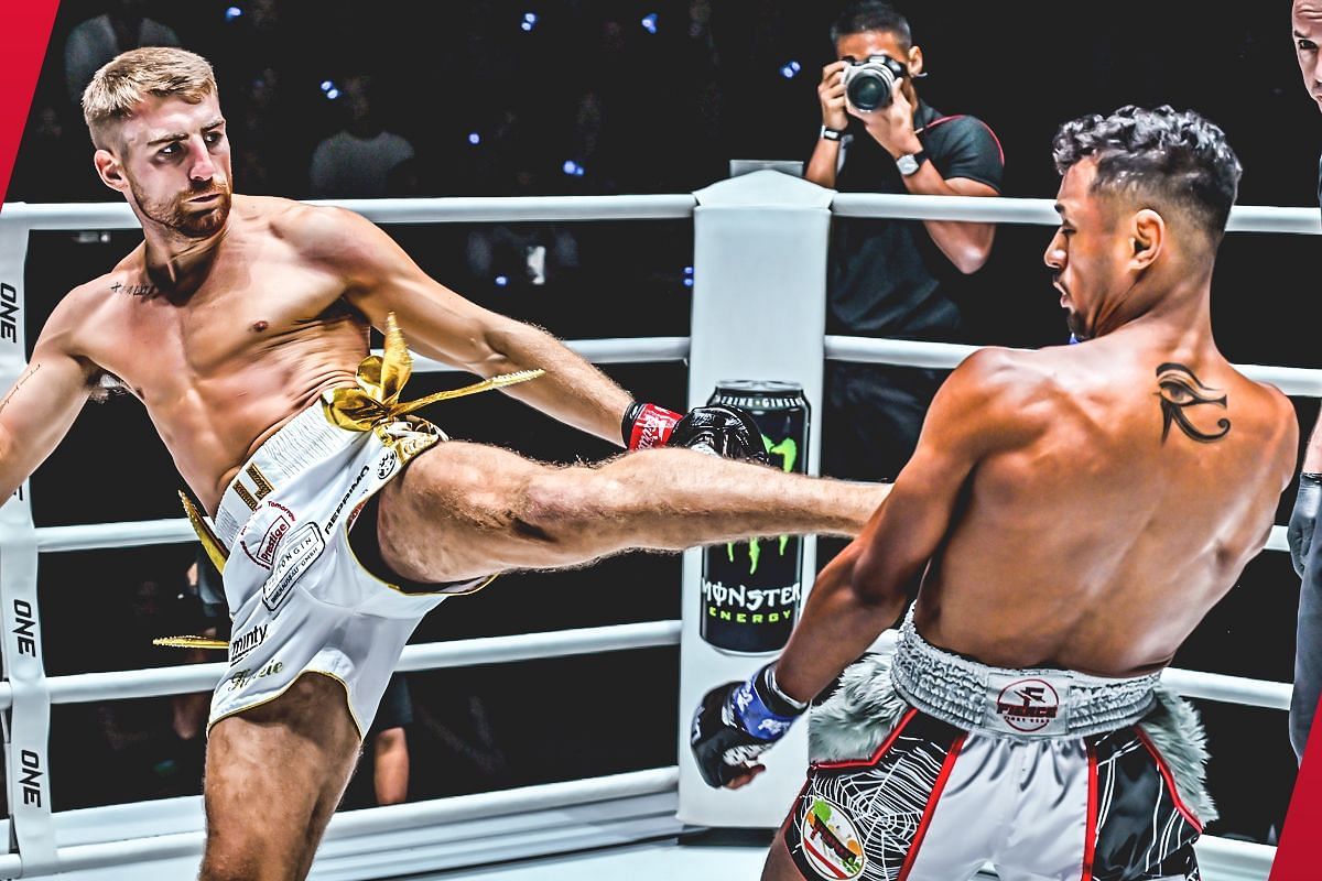 Jonathan Haggerty and Felipe Lobo - Photo by ONE Championship