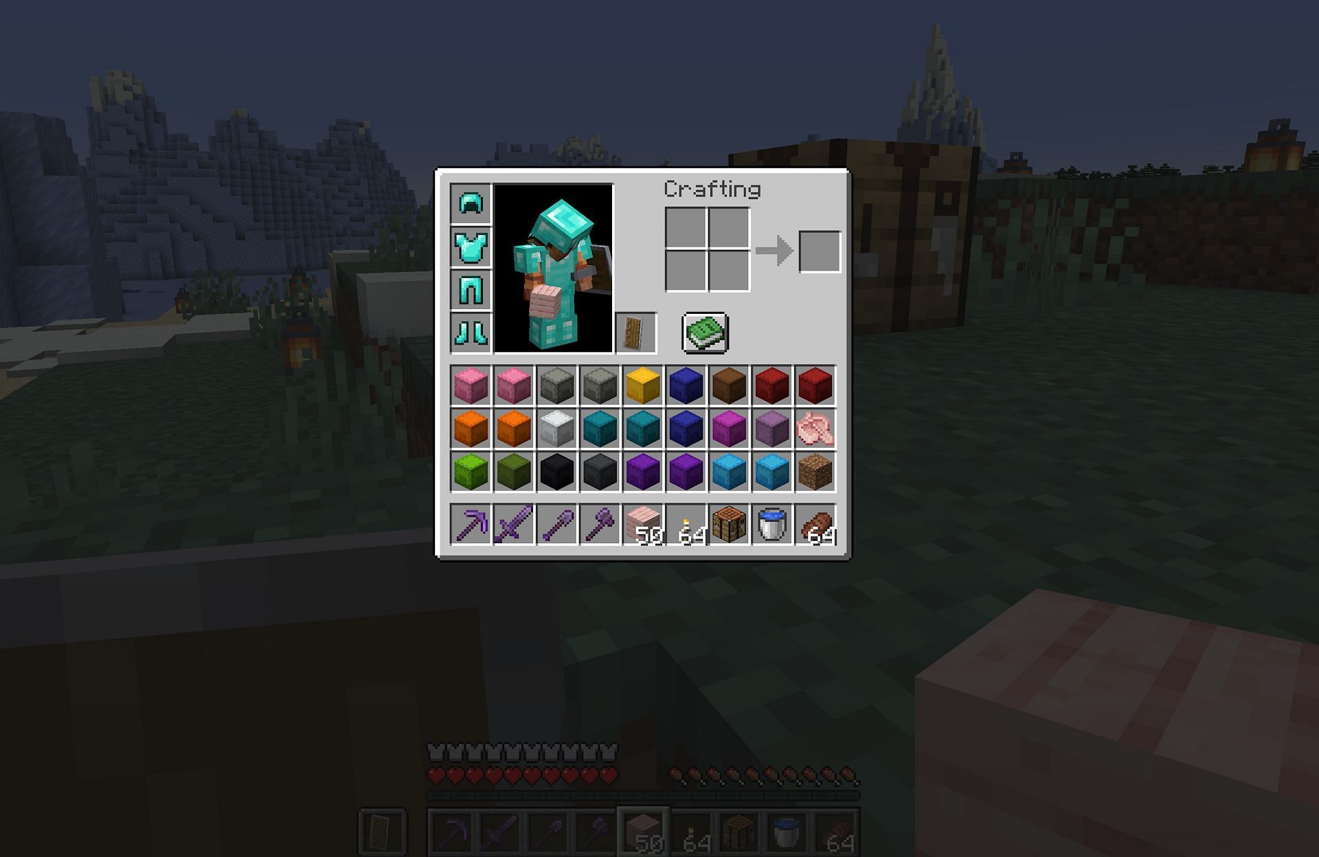 An inventory filled with shulker boxes (Image via Mojang)