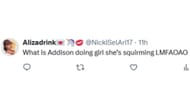 Netizens react as Addison's dancing video at the Boiler Room went viral (Image via X / @NickiSelAri17)