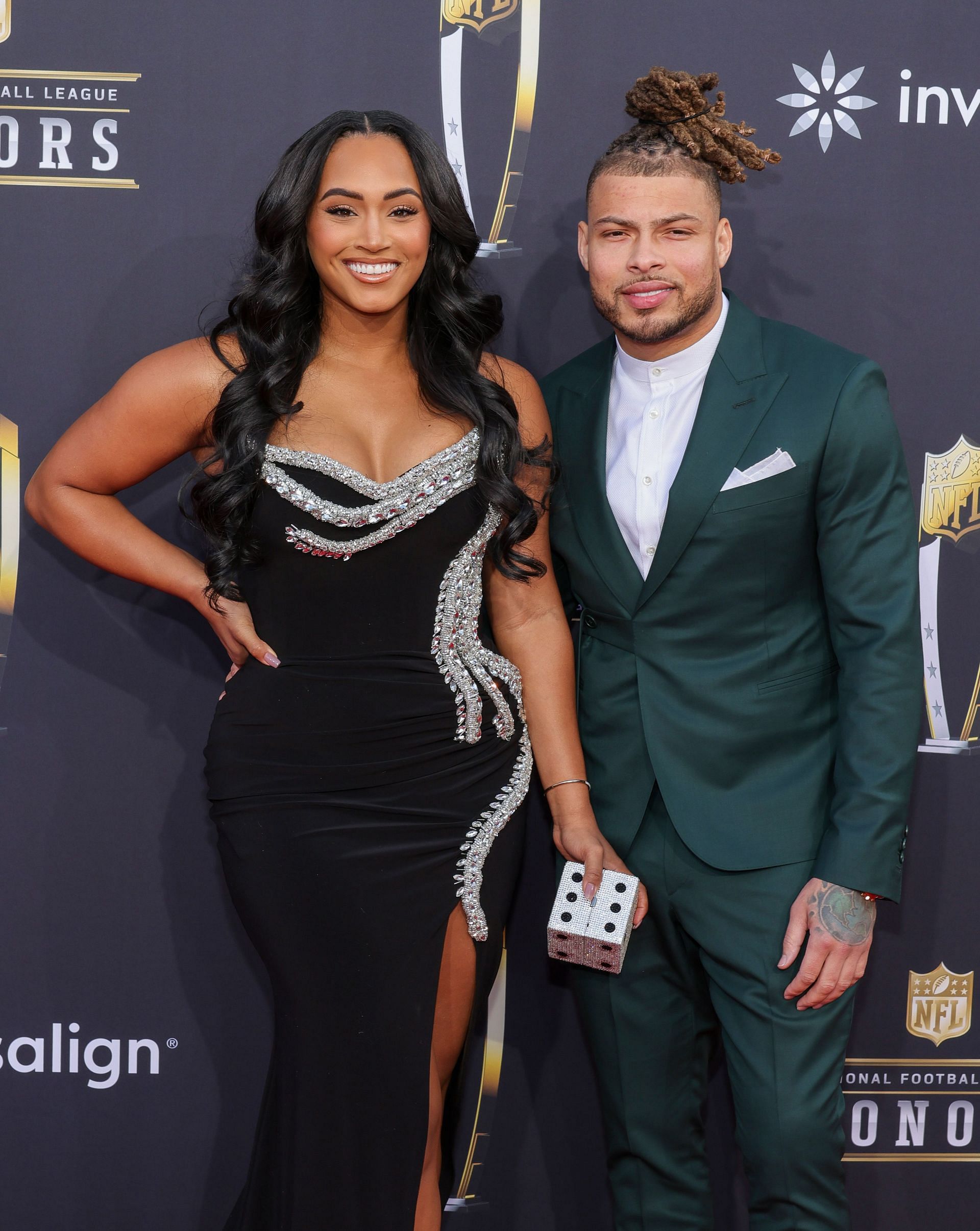 New Orleans Saints safety Tyrann Mathieu and his girlfriend, Sydni Paige Russell