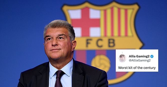 "Worst kit of the century", "We are recycling designs now" - Barcelona fans furious as home kit design for 2024/25 season is leaked