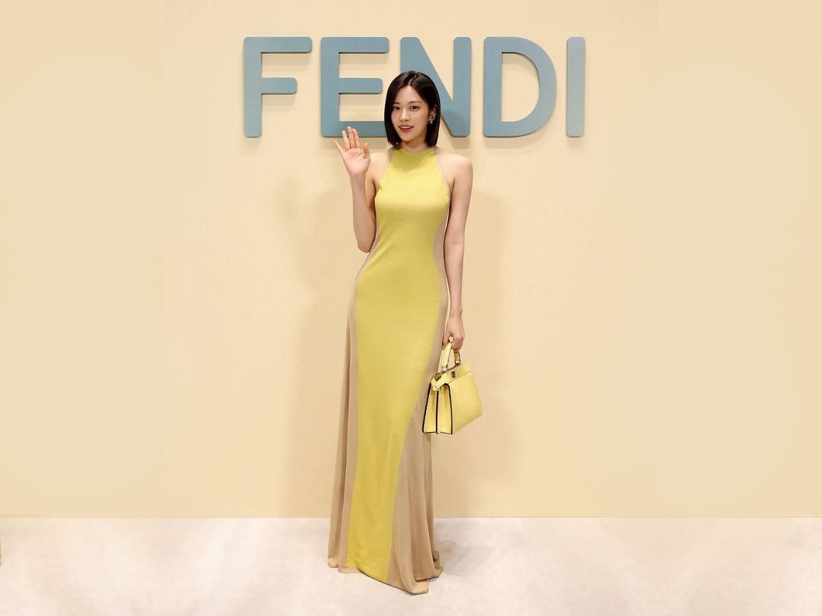 Yu Jin An at the Fendi Fall/Winter fashion show 2024 (Image via Instagram/Fendi)