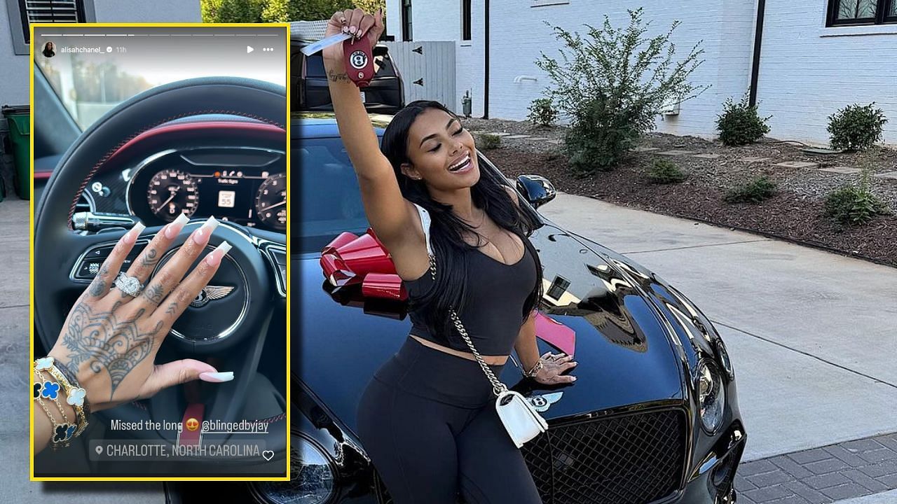 Alisah Chanel showed off her Bentley post Valentine