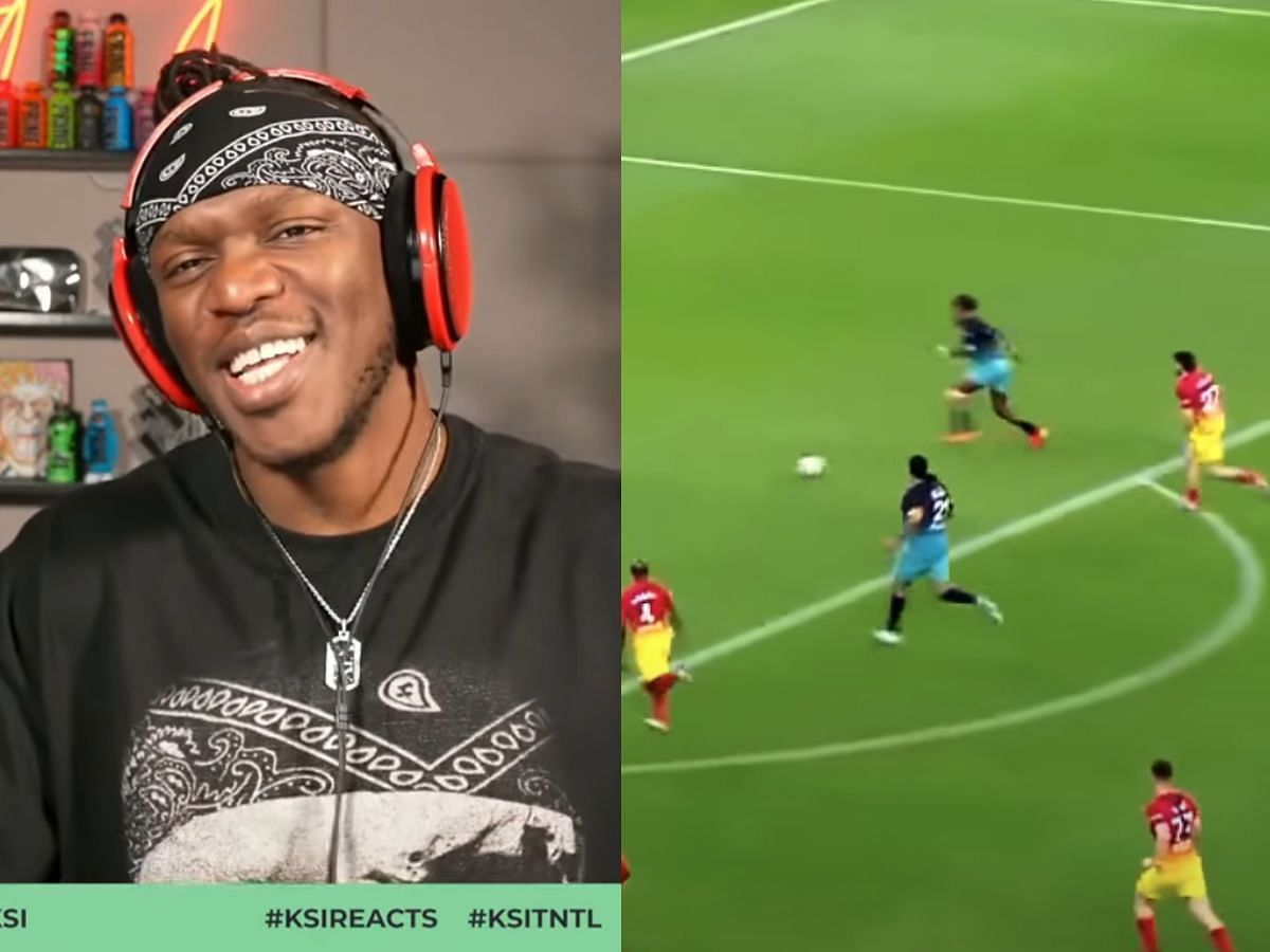 KSI trolls IShowSpeed following his performance in the Match For Hope game (Image via YouTube/KSI and IShowSpeed))