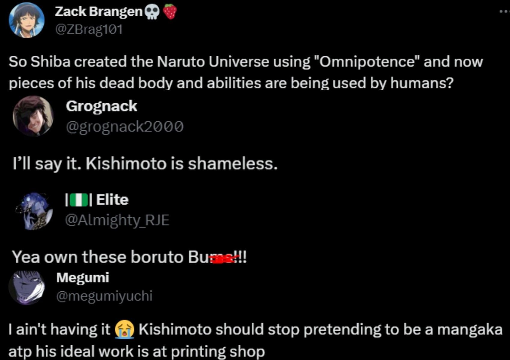 Bleach fans attack Naruto fans and disrespect Masashi Kishimoto in the process (Screengrab via X)