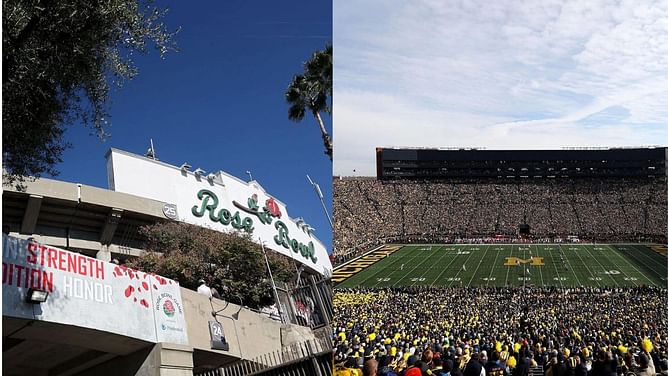 Top 10 most iconic and historic college football stadiums to experience in EA Sports College Football 25 ft. Rose Bowl, The Big House and more