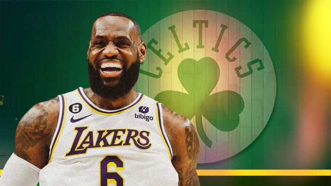 Watch: Injured LeBron James clips nails on sidelines as shorthanded Lakers fight valiantly against mighty Celtics