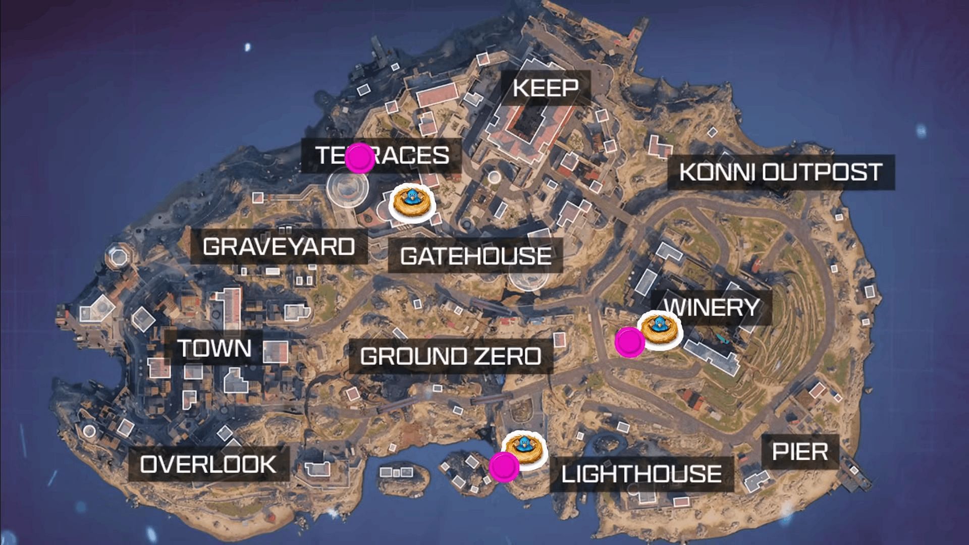 Sightseeing binoculars location for Dragon Stirs easter egg (Image via YouTube/Geeky Pastimes)