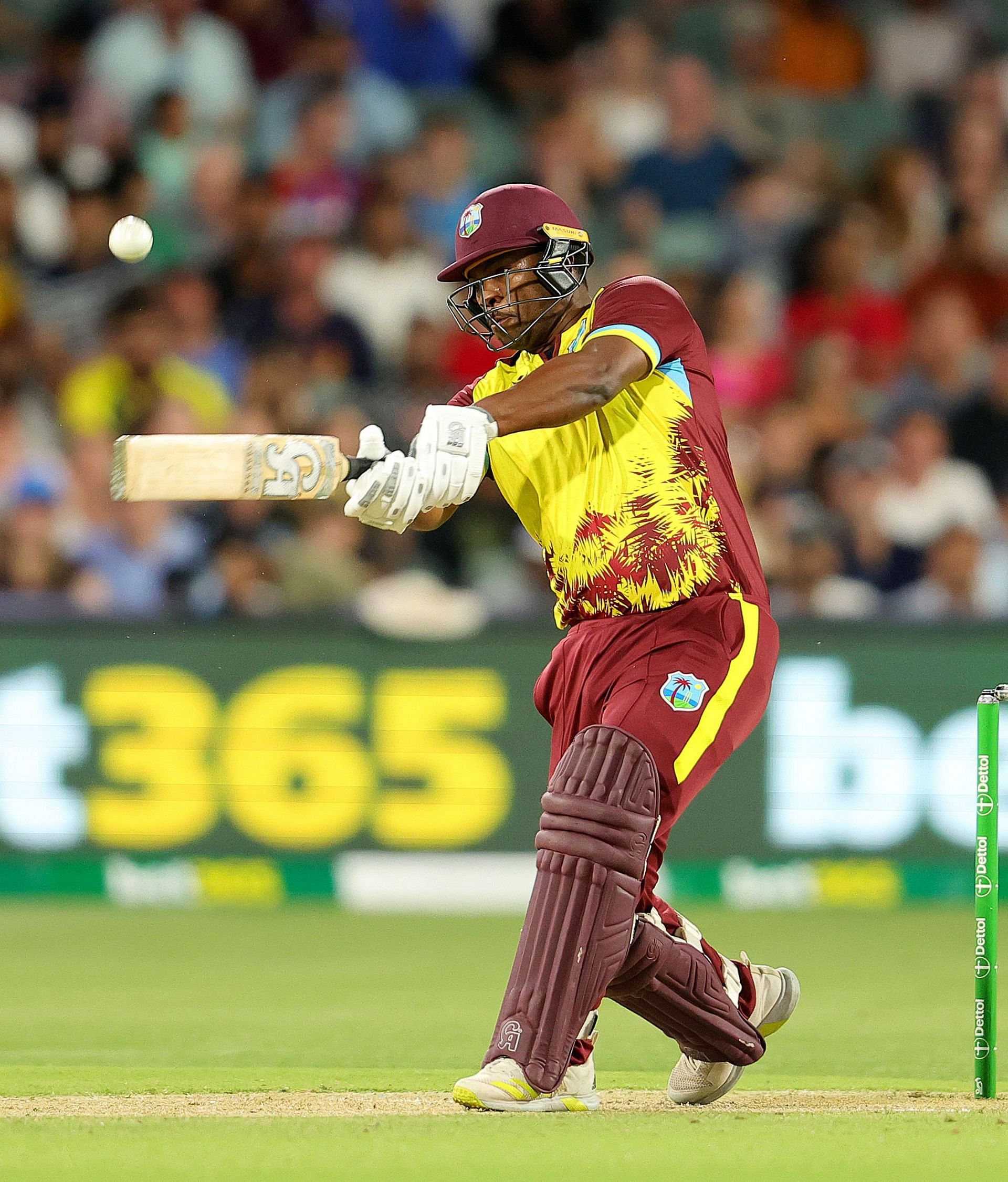 Johnson Charles in action for the West Indies.